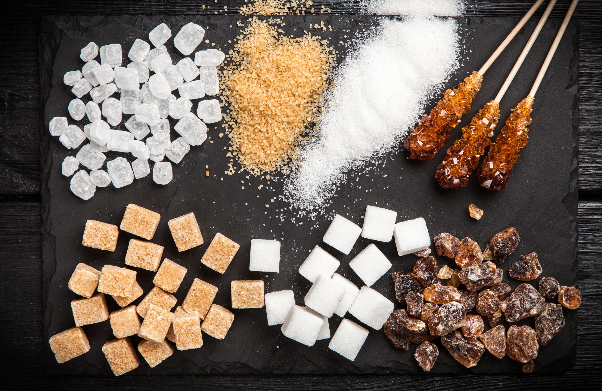different types of sugar